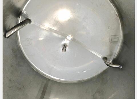 Cuve inox fond conique sur pieds - 3.000 litres