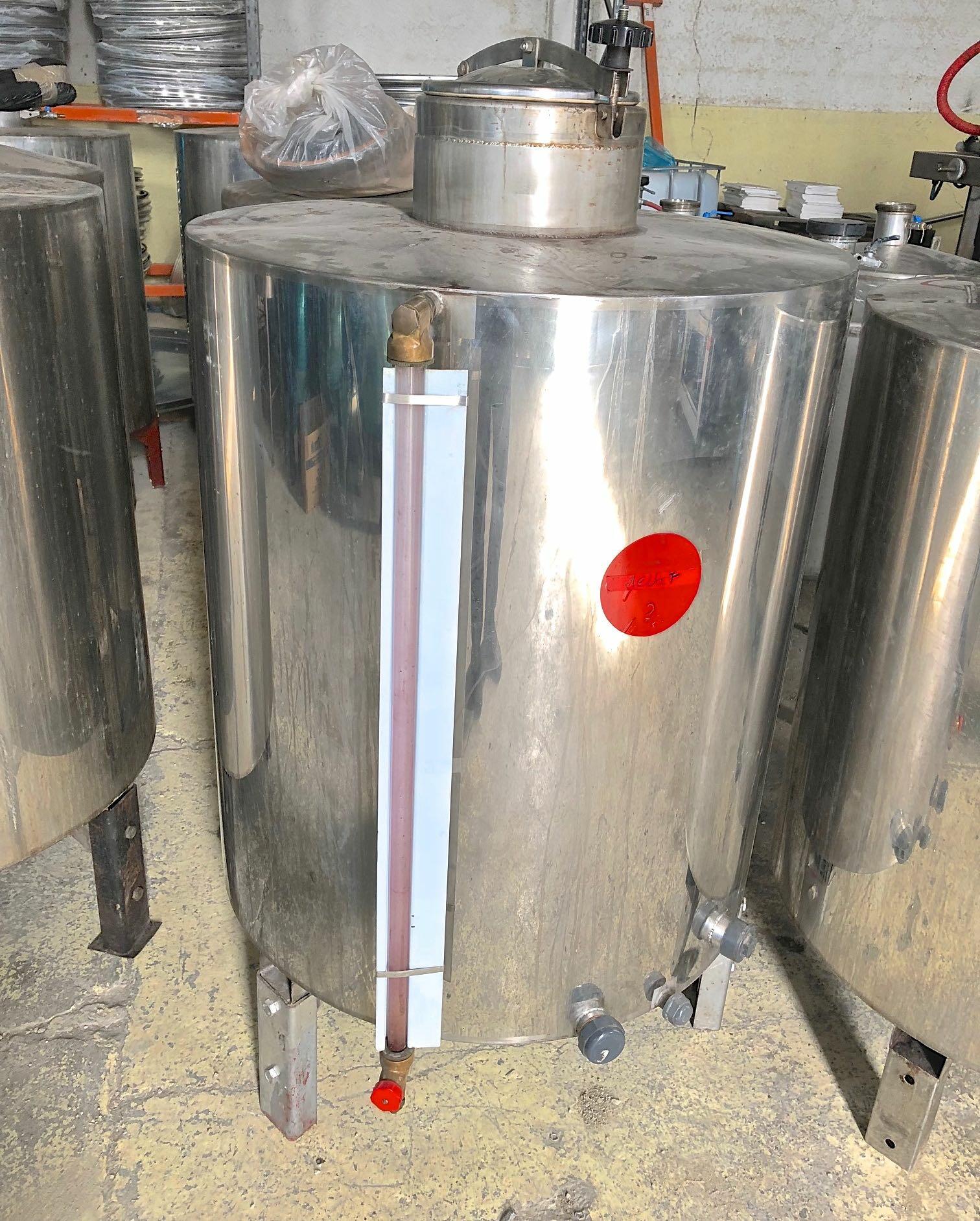 Cuve de stockage inox - Volume : 600 litres