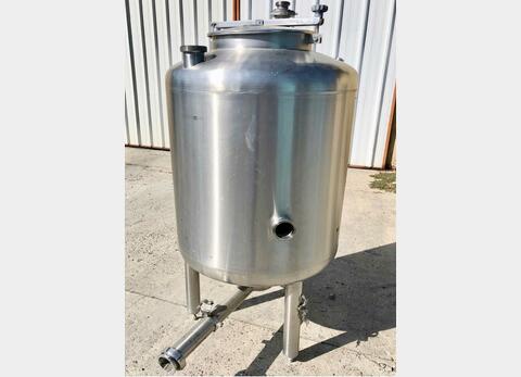 Cuve inox cylindrique - Volume : 500 litres
