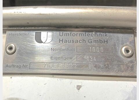 Conteneur INOX 1000L - marque UMFORMTECHNIK
