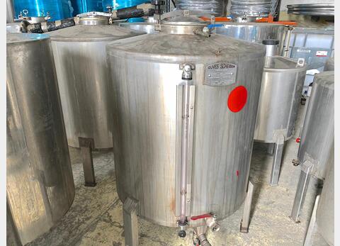 Cuve de stockage inox - Volume : 600 litres