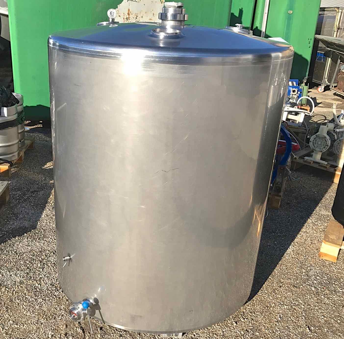 Cuve de stockage inox isolée - Volume : 1000 litres