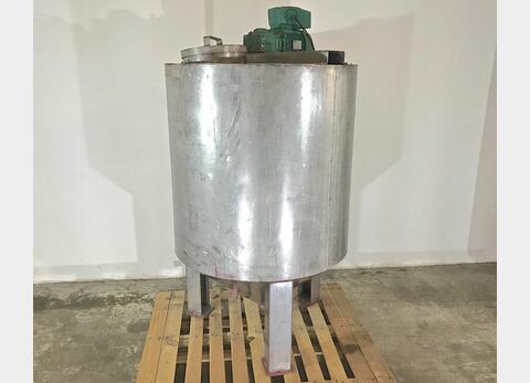 Cuve de mélange inox - Volume : 1000 litres