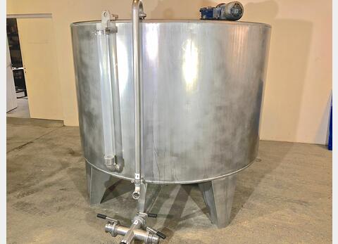 Cuve de mélange inox - Volume : 4300 litres