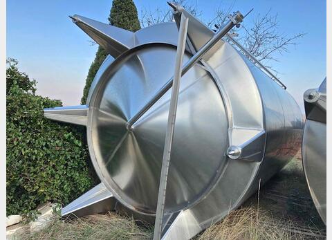 Cuve inox 316L cylindrique verticale - Volume : 40.000 litres (400 hls)