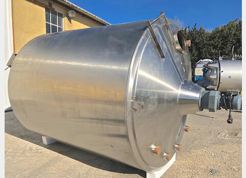 Stainless steel mixing tank - Agitated - Isolated