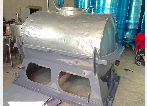 Conteneur INOX 3000 litres - Horizontale , isolé sur chassis acier.