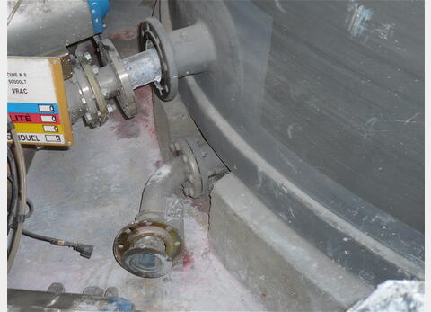 CUVE FIBRE CYLINDRIQUE VERTICALE - FOND PLAT