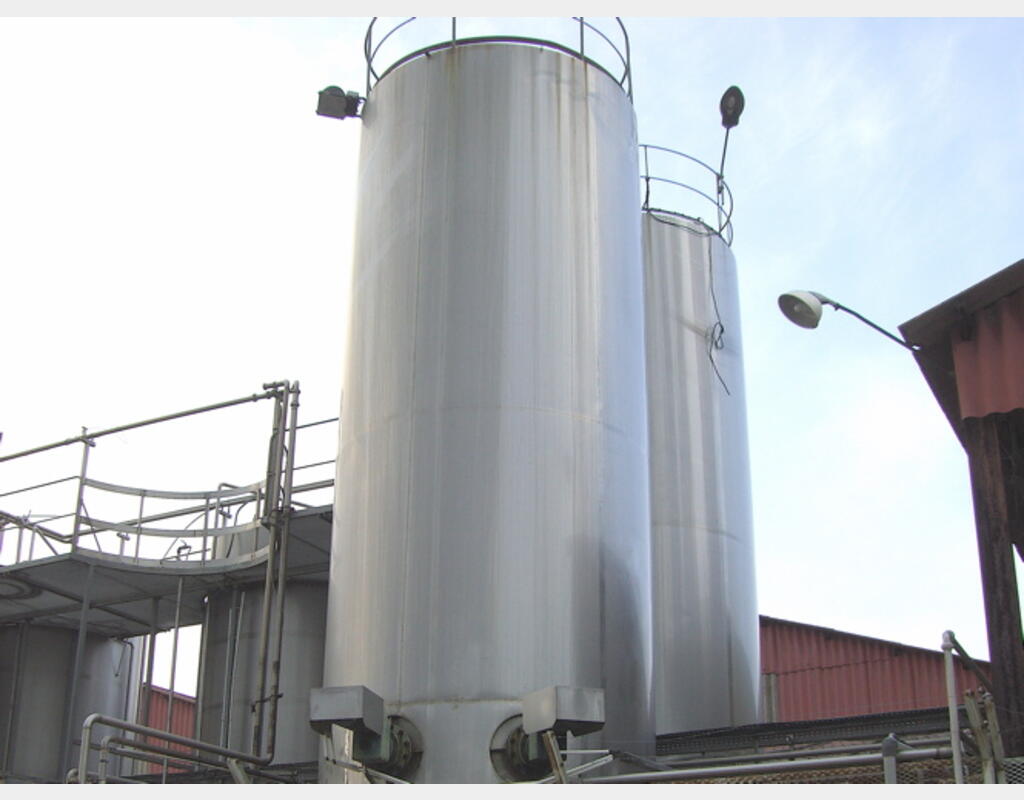 Cuve verticale INOX 304 de 500 hls, occasion