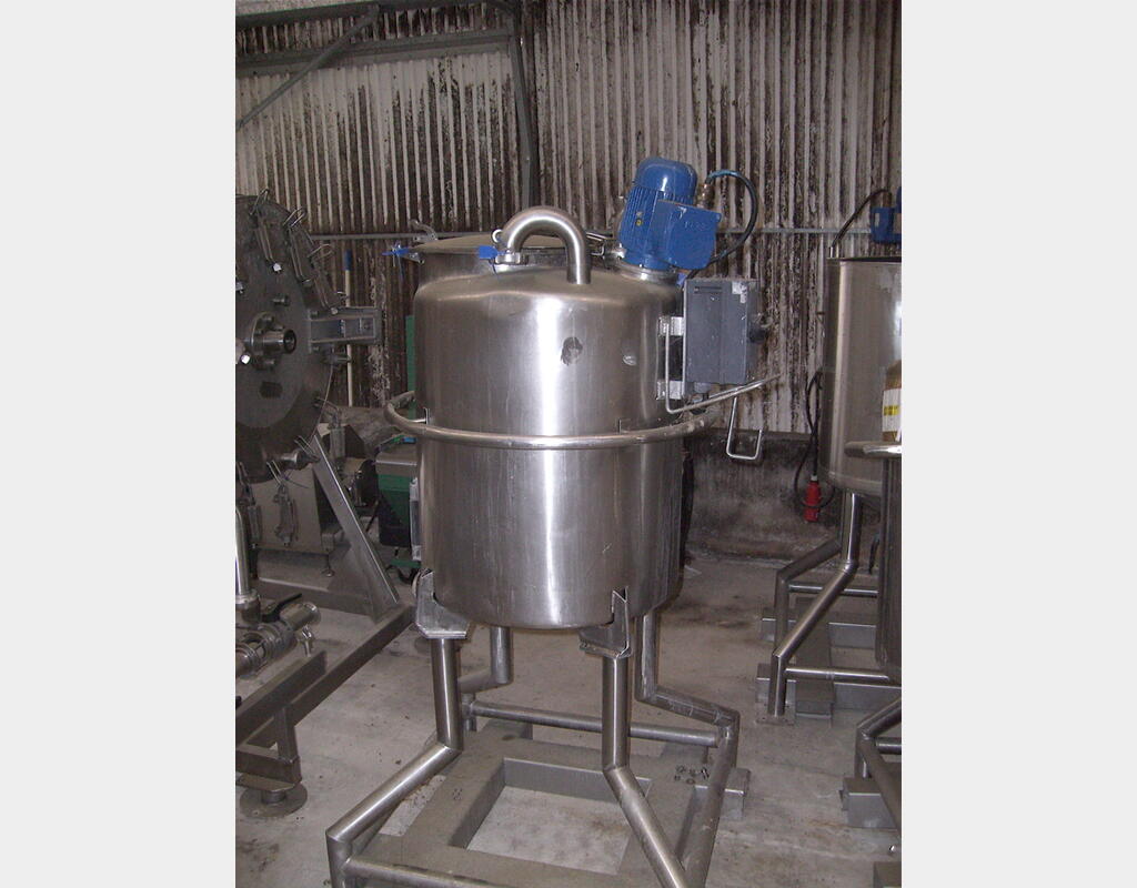 Cuve inox de mélange - 178 LITRES INOX 316 L