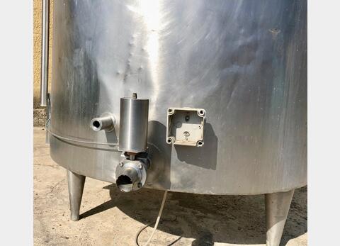 cuve inox cylindrique verticale LSDH18 Volume : 1500 litres