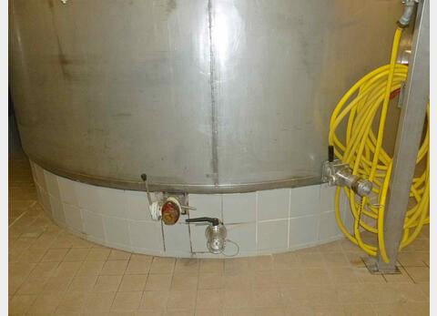 Cuve de stockage inox refroidie - Volume : 524 hectos (52400 litres)