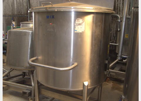 Cuve inox 316L de 1.000 litres