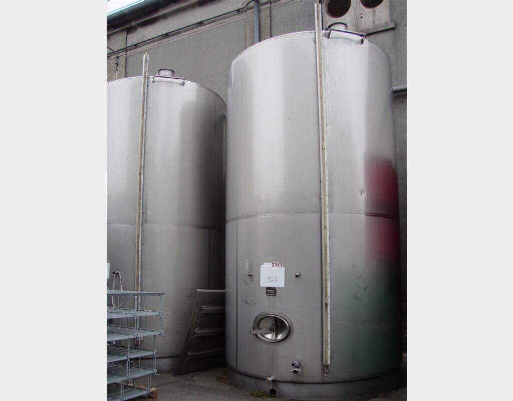 cuve stockage INOX 316 POURTOUR EN BAS DE CUVE