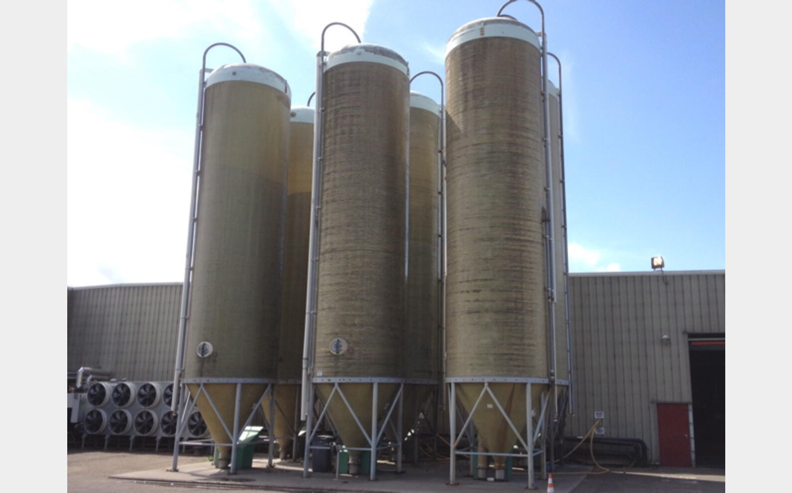 silo fibre de verre