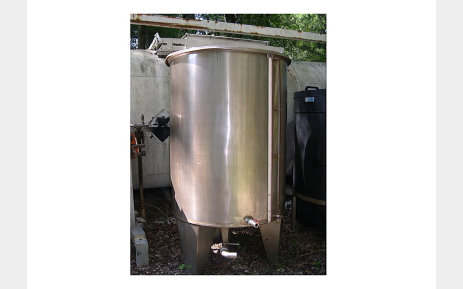 cuve stockage INOX
