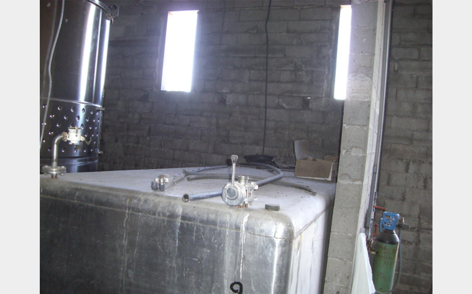 Cuve de stockage inox 12m3 Provenance agroalimentaire