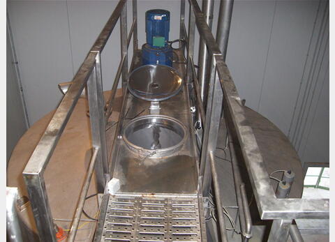 cuve de m&eacute;lange INOX 316 L Marque : RIONDE Volume : 28.400 litres