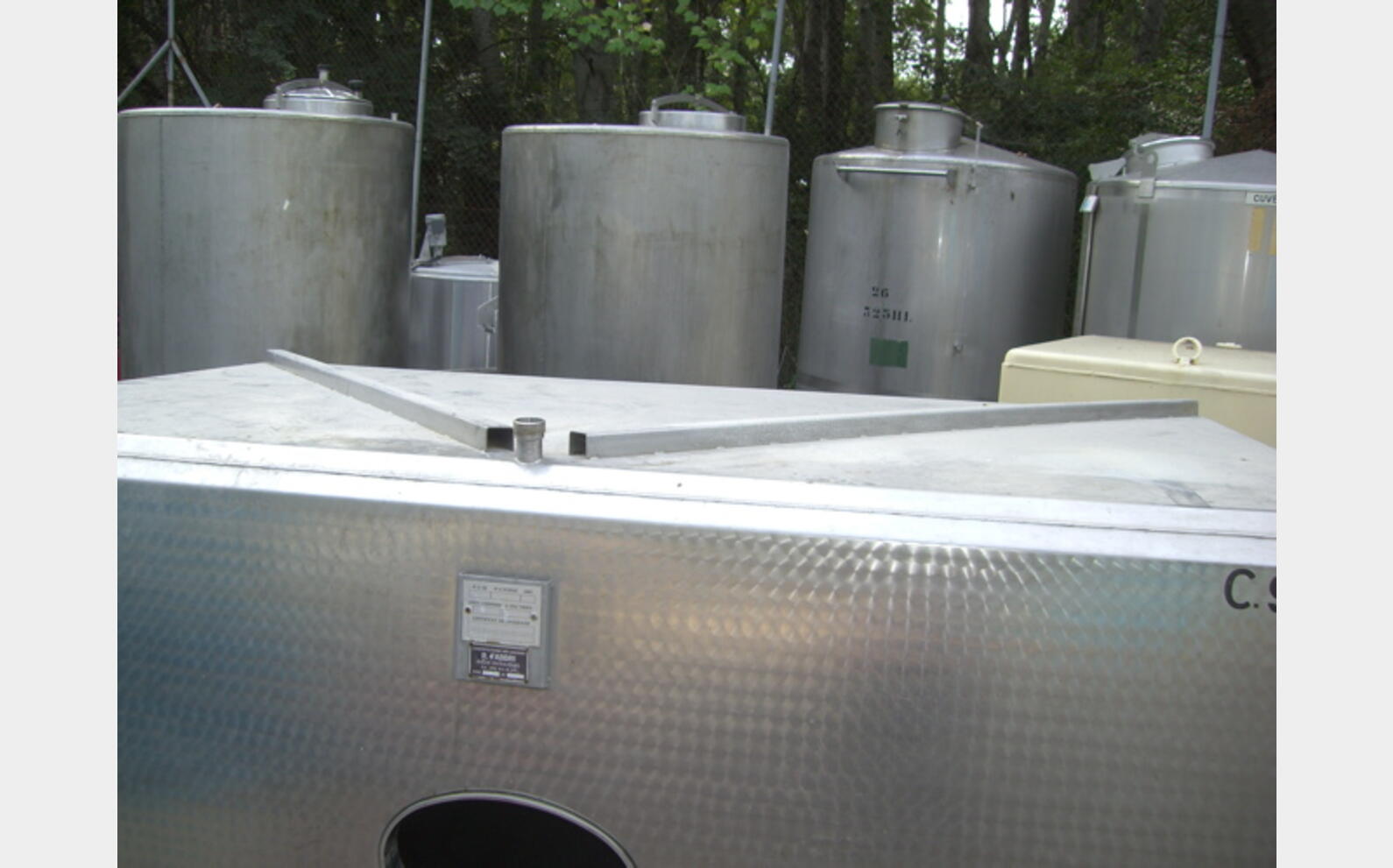 Cuve INOX de 50 Hls.