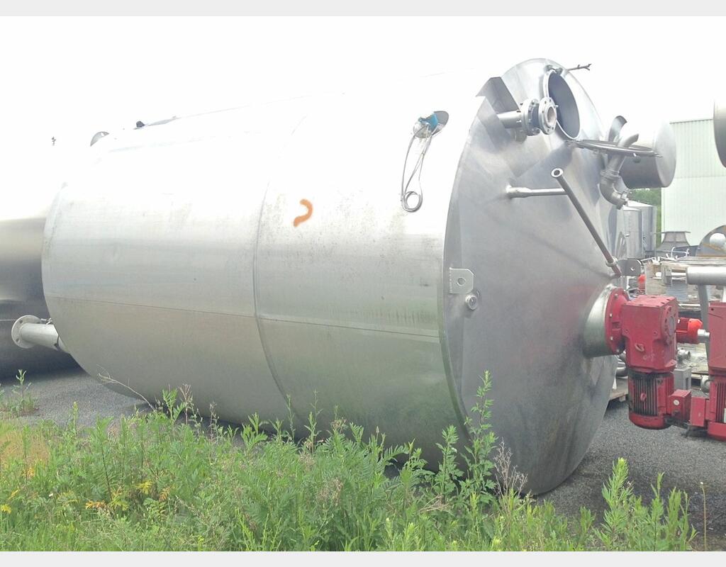 Cuve inox de mélange isolée - Volume : 20000 litres