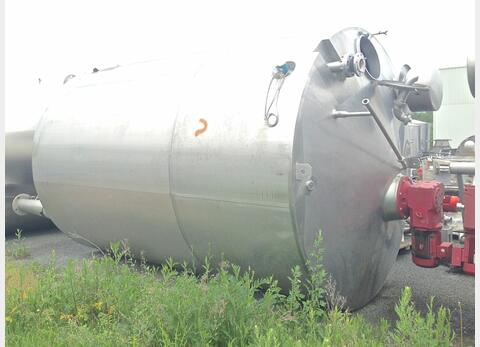 Cuve inox de mélange isolée - Volume : 20000 litres