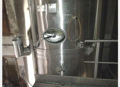 Cuve inox 316 compartimentée - 321 hls vinification