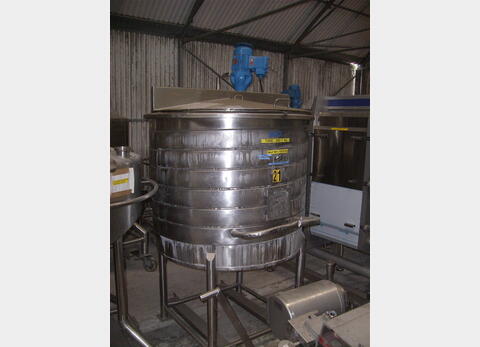 CUVE INOX 1000 L INOX 316L - Marque : pierre Guerin de 1989