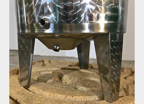 Stainless steel tank - Curved bottom - Floating hat - SPABP400A model