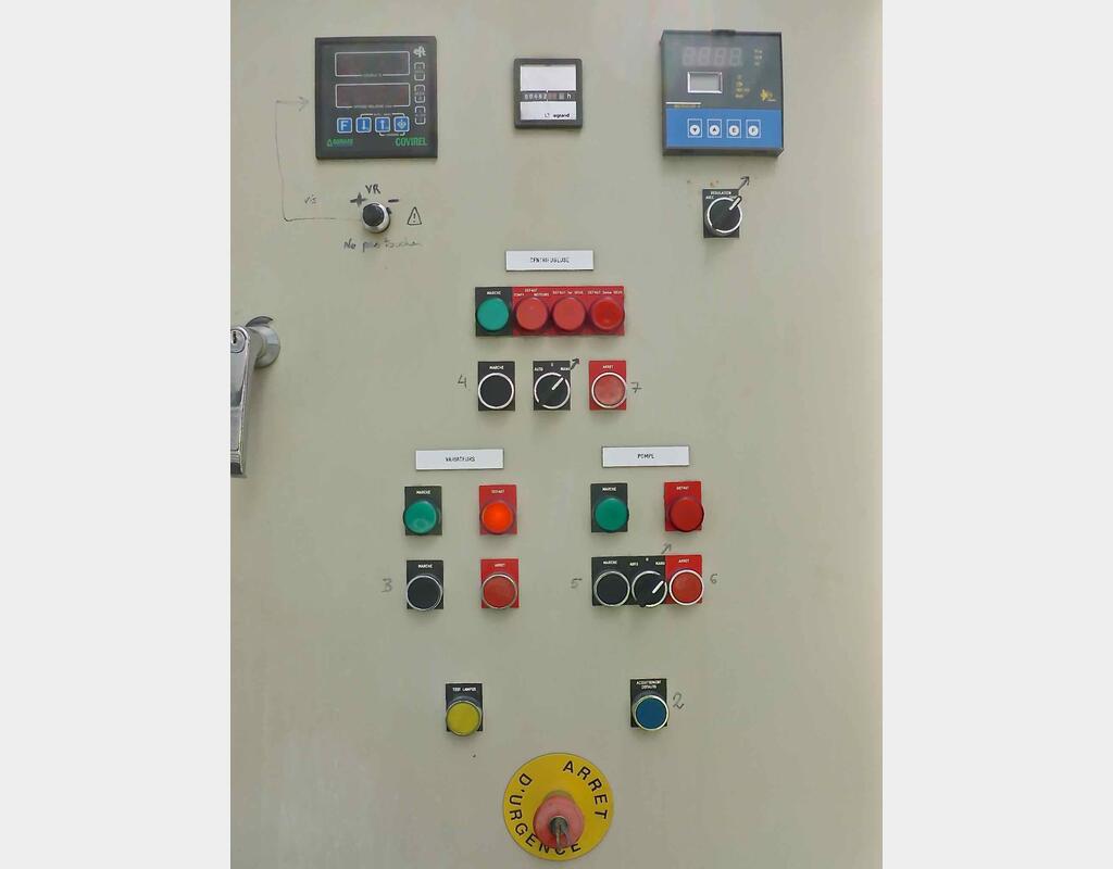 Décanteuse centrifugeuse sur skid inox - Marque : GUINARD CENTRIFUGATION