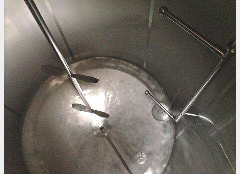 Cuve agit&eacute;e INOX