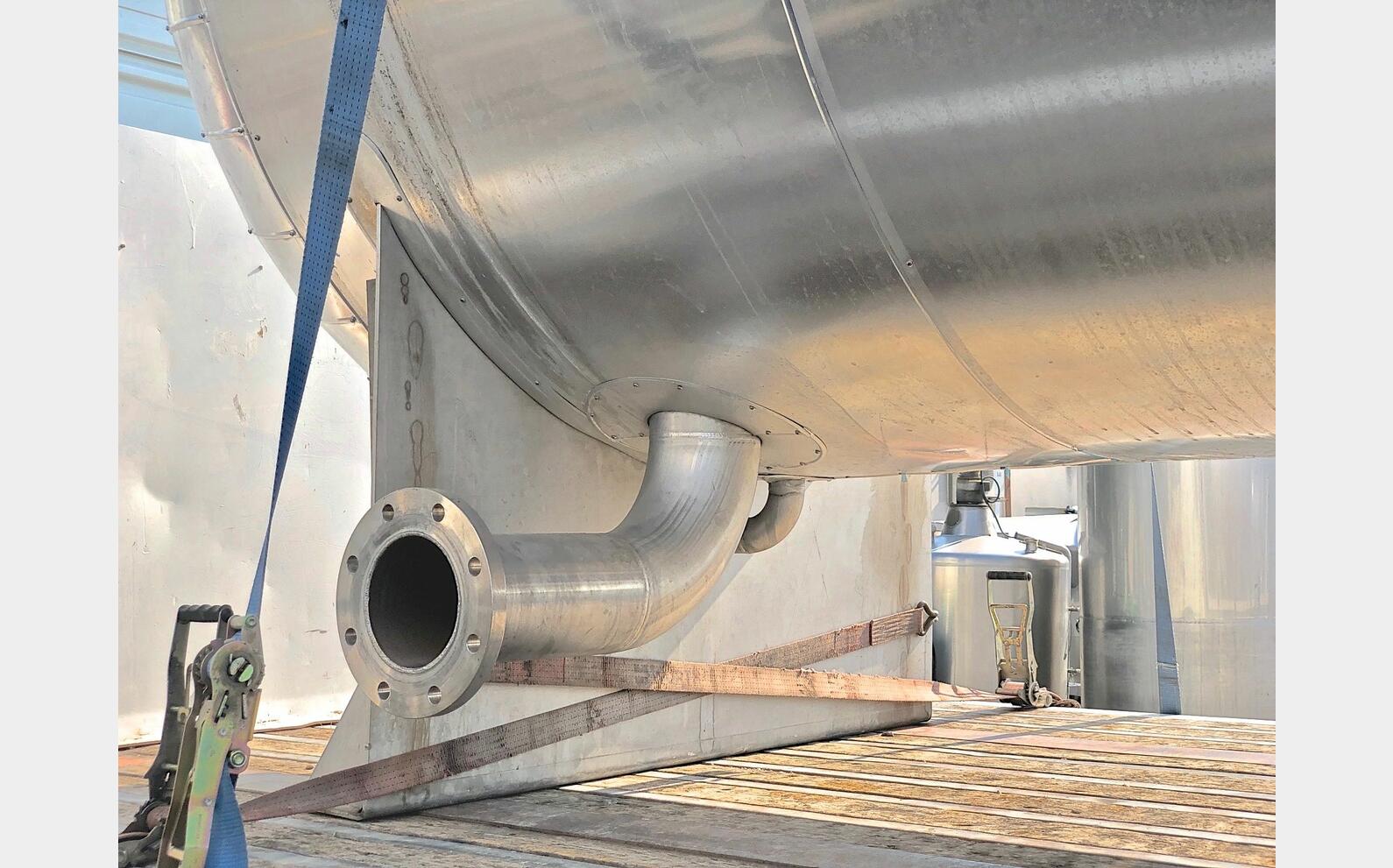 Cuve stockage inox calorifug&eacute;e 120 HL (12 000 litres)