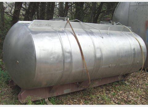 Citerne Inox de stockage, occasion 2 compartiments