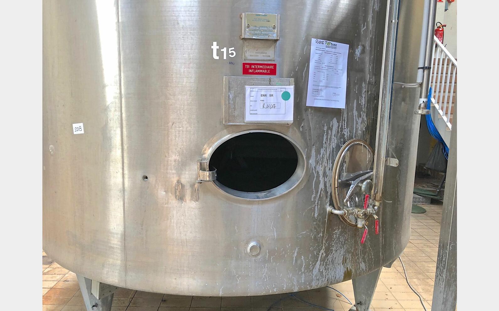 Cuve inox agit&eacute;e isol&eacute;e N&deg;T5 Marque : PIERRE GUERIN