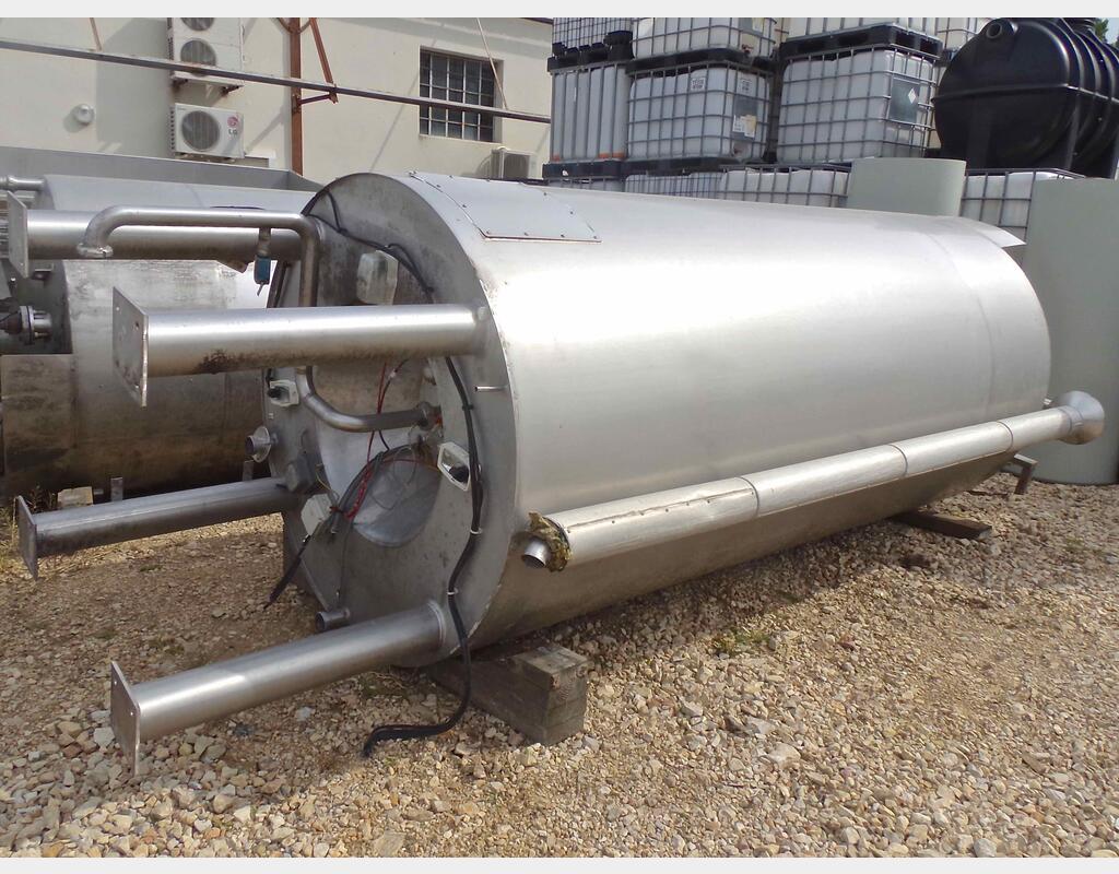 Cuve en INOX 316L de mélange isolée - Volume : 6.000 litres