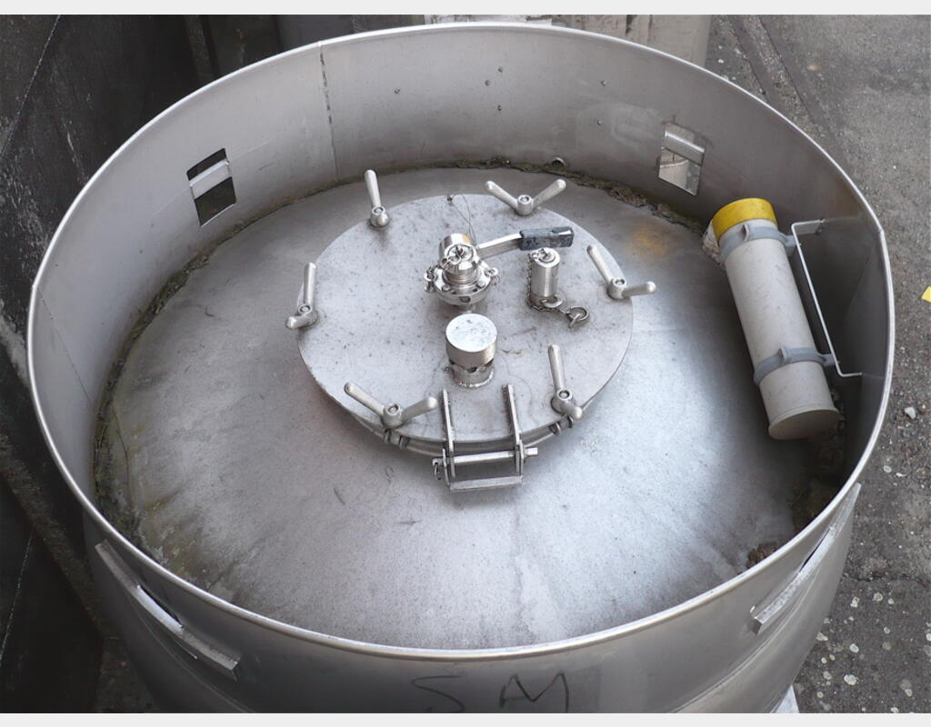 Conteneur de stockage en INOX 304L - Marque : BSI