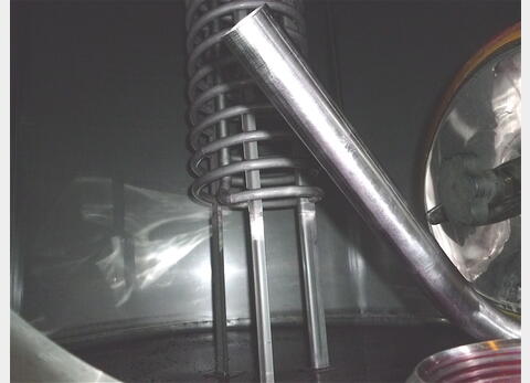 Cuve inox Fond conique sur pieds