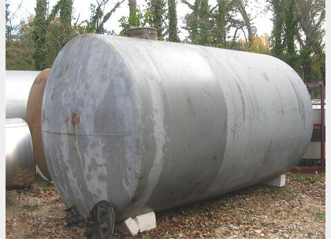 Cuve acier cylindrique horizontale