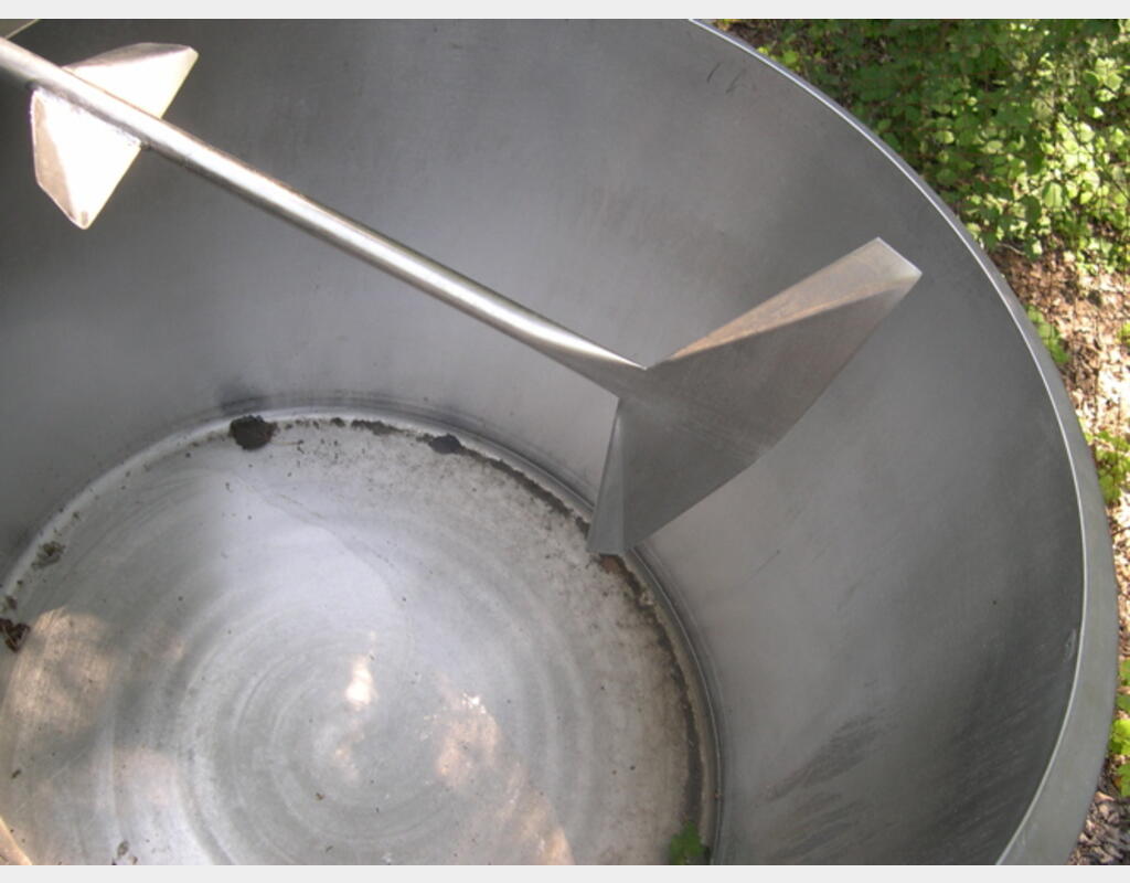 Cuve INOX isolée agitée - Ouverture par le dessus