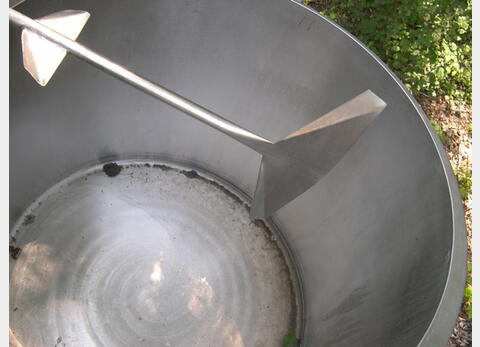 Cuve INOX isolée agitée - Ouverture par le dessus
