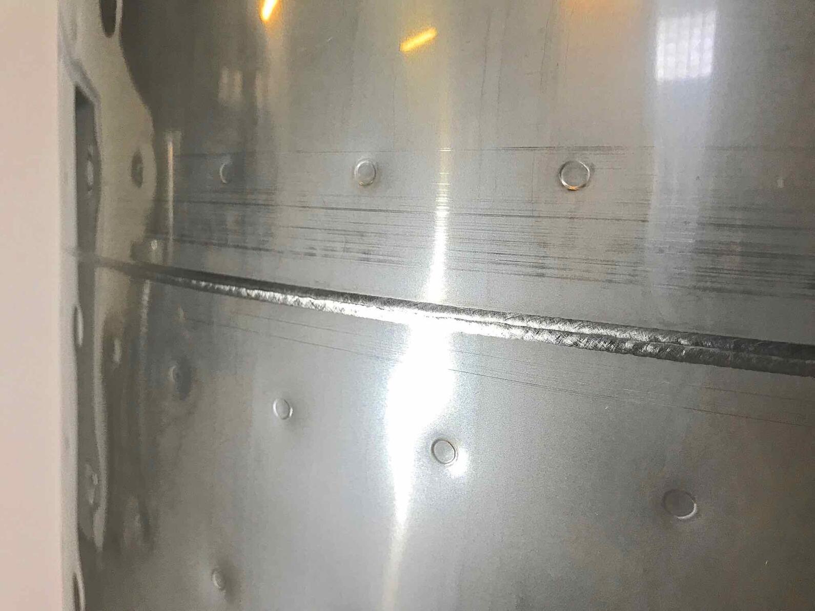 Cuve fermée sur pieds INOX 304 - Cylindro-conique de 1200 litres