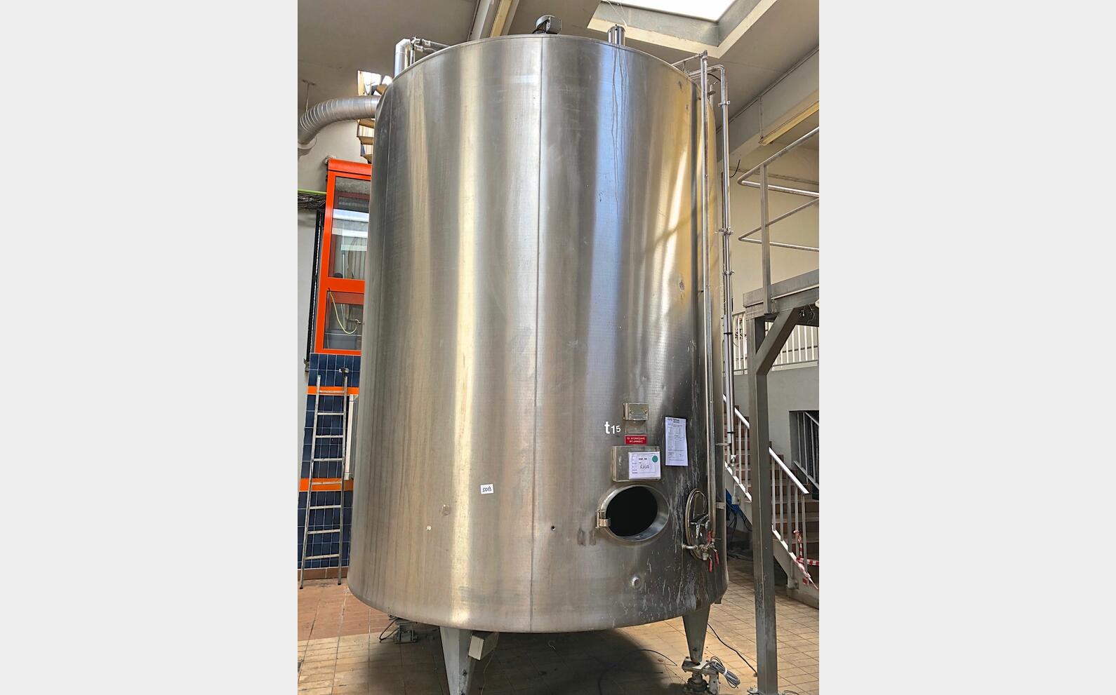 Cuve inox agit&eacute;e isol&eacute;e N&deg;T5 Marque : PIERRE GUERIN