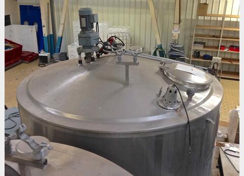 Cuve agit&eacute;e INOX