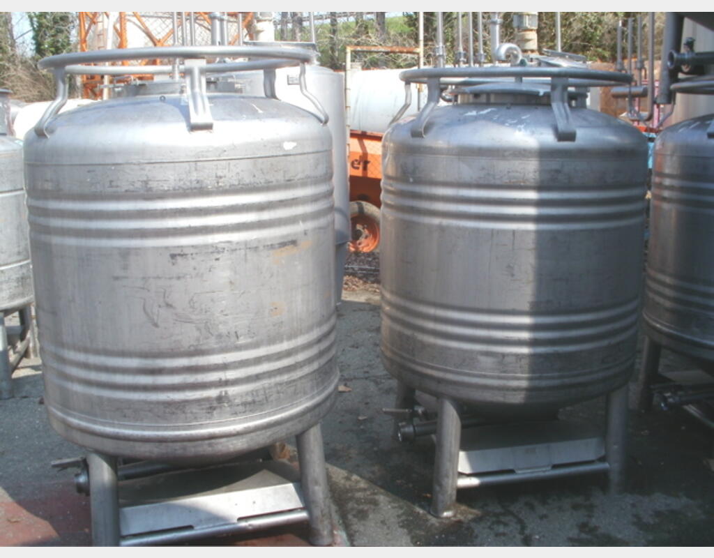 Conteneur de stockage en INOX - Volume : 800 litres