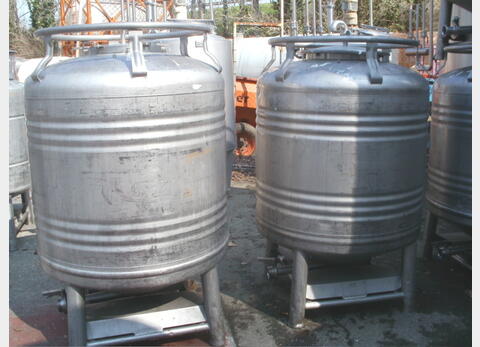 Conteneur de stockage en INOX - Volume : 800 litres