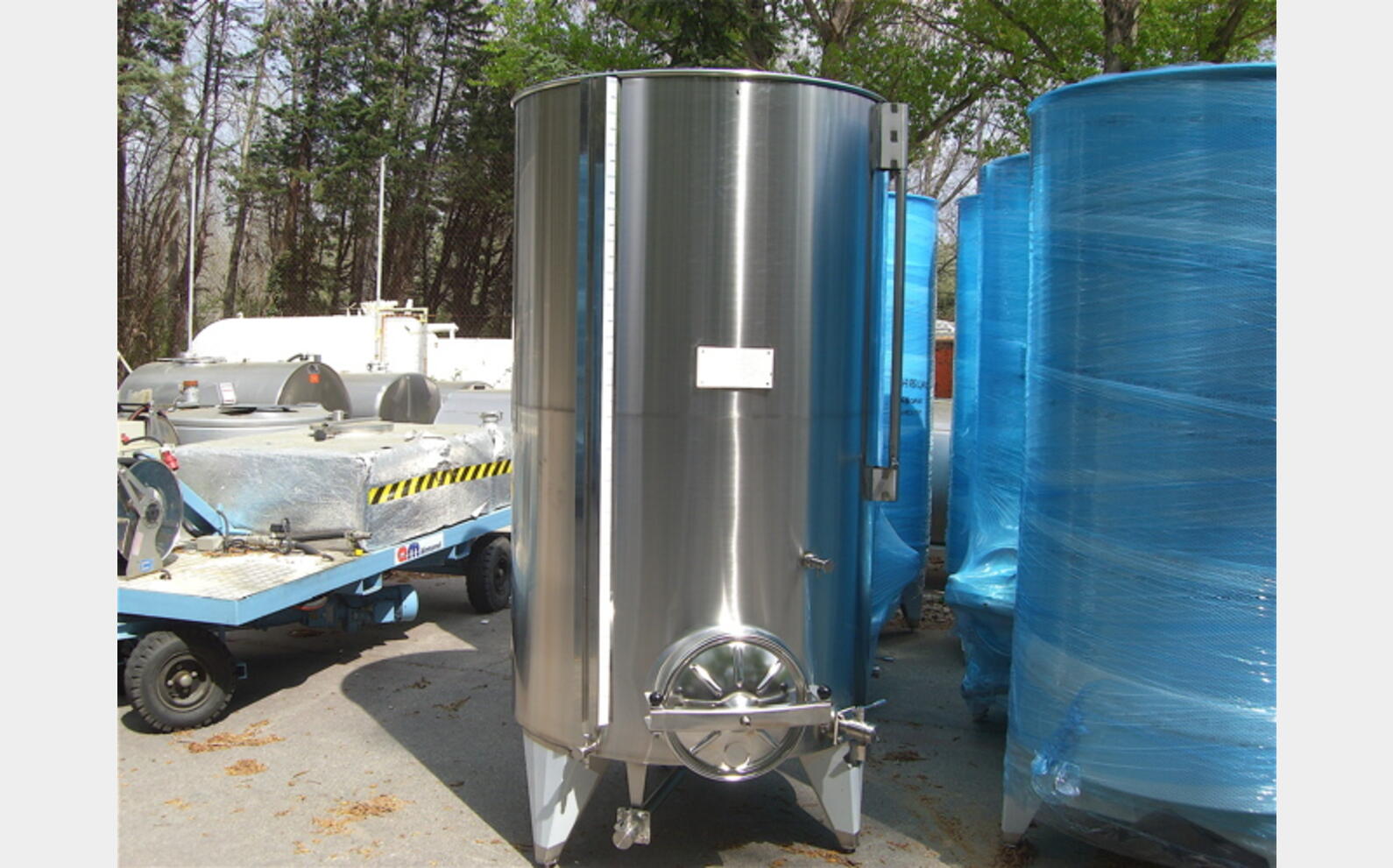 Cuve inox &agrave; chapeau flottant MATERIEL NEUF