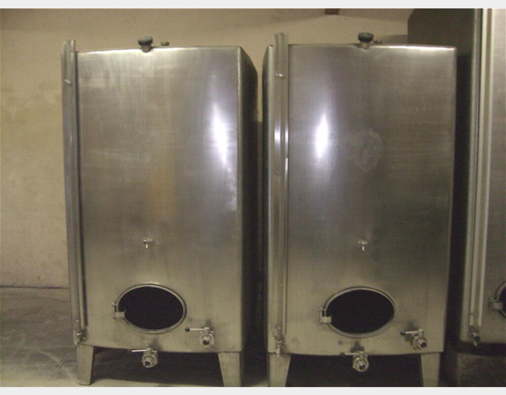 CUVE DE STOCKAGE INOX 304 RECTANGULAIRE - DE 37 HLS