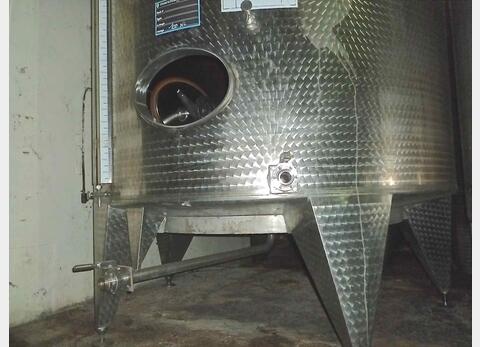 Cuve inox ferm&eacute;e sur pieds