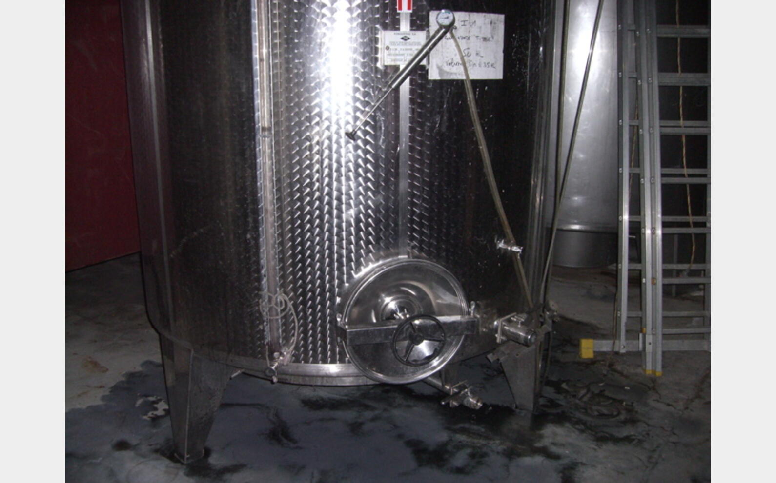 Cuve inox chapeau flottant