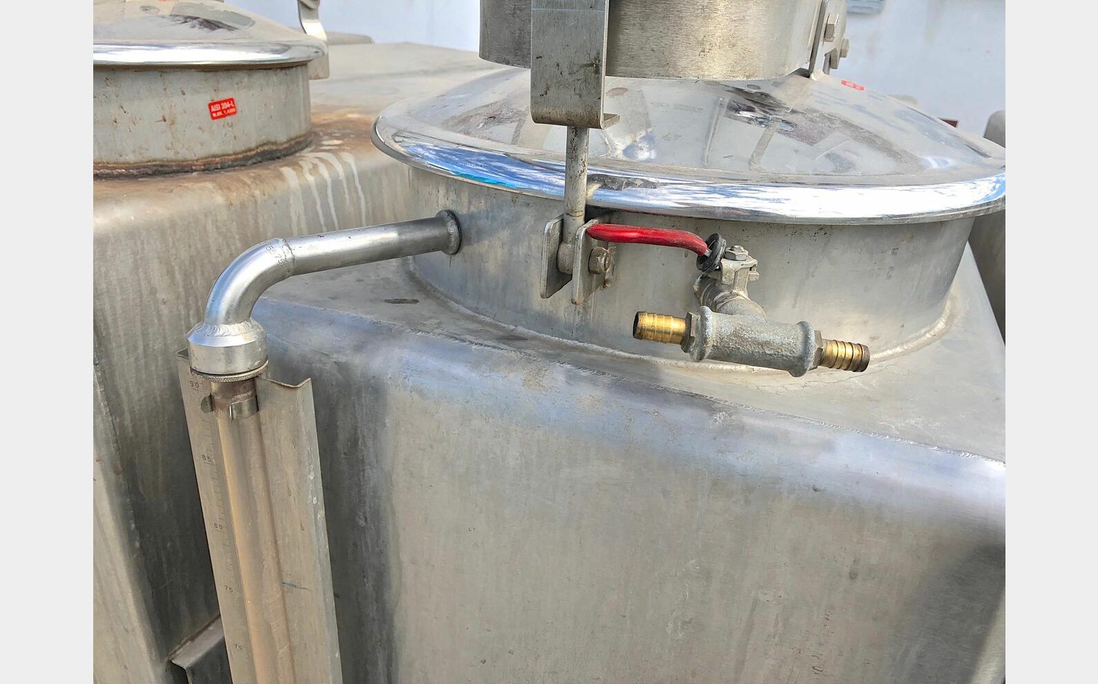 Cuve stockage inox