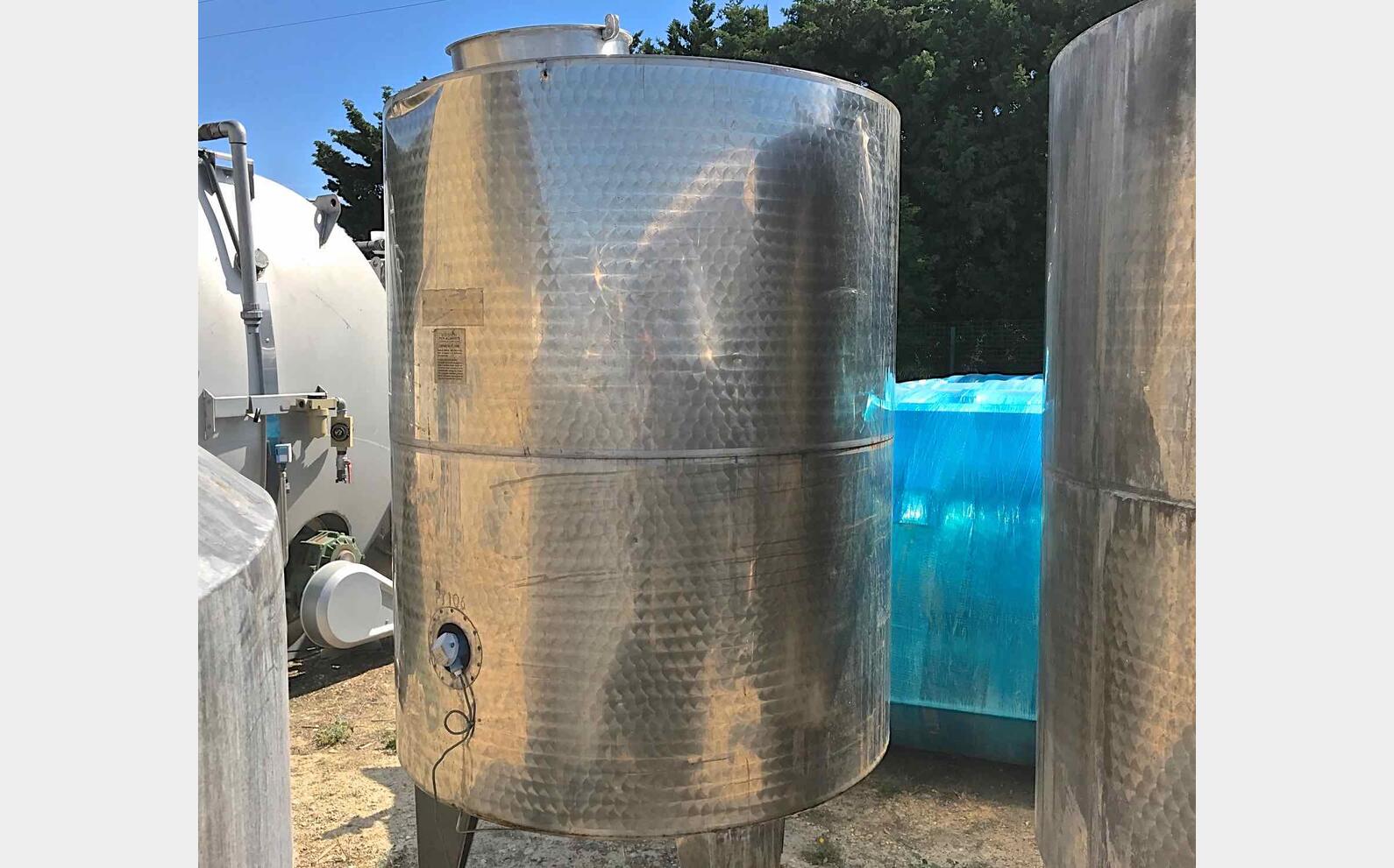 Cuve stockage inox